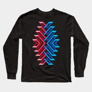 Geometric 3G Colors Long Sleeve T-Shirt